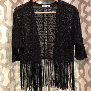 Cato Fringe Kimono